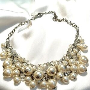 Pearl cluster neclace